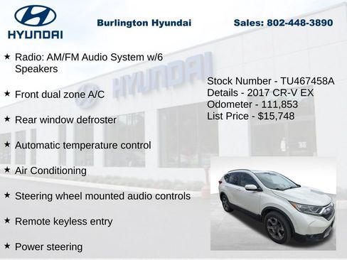 Used 2017 Honda CR-V EX image 5