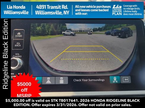New 2026 Honda Ridgeline Black Edition image 23