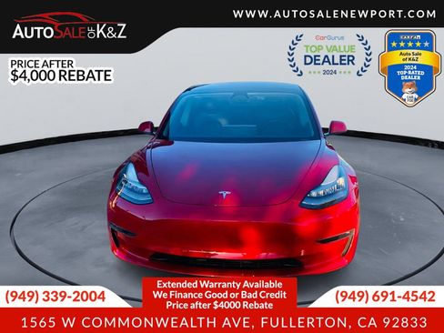Used 2019 Tesla Model 3 Performance AWD/4WD image 2