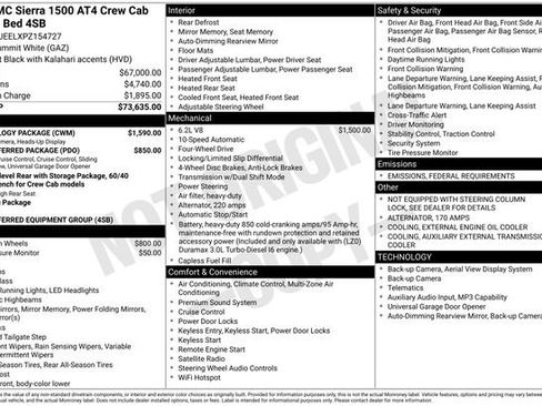 Used 2023 GMC Sierra 1500 AT4 w/ Technology Package image 36