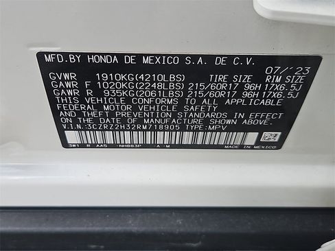 Certified 2024 Honda HR-V LX image 14