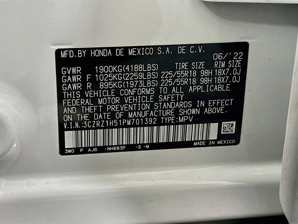 Certified 2023 Honda HR-V Sport image 31