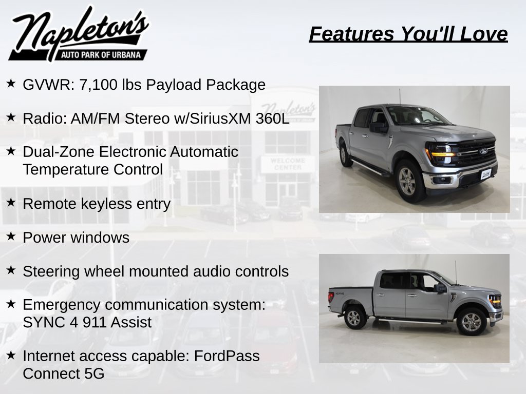 Used 2025 Ford F150 XLT w/ Equipment Group 301A Standard AWD/4WD image 7