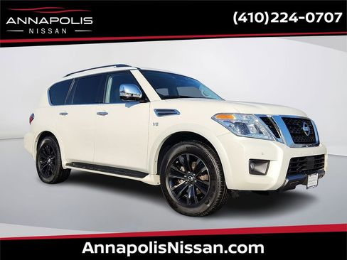 Used 2020 Nissan Armada Platinum w/ Captain's Chairs Package image 1