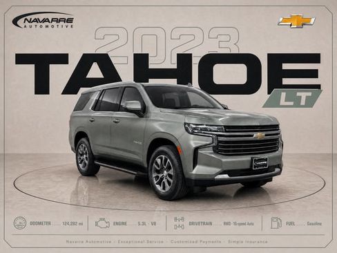 Used 2023 Chevrolet Tahoe LT w/ Luxury Package RWD image 1