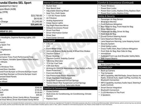 Certified 2026 Hyundai Elantra Sport FWD image 30