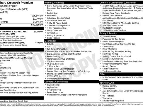 Certified 2024 Subaru Crosstrek 2.0i Premium image 17