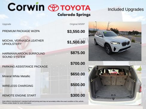 Used 2024 BMW X3 xDrive30i w/ Premium Package w/ZPA AWD/4WD image 4