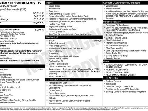 Certified 2023 Cadillac XT5 Premium Luxury w/ Technology Package FWD image 10