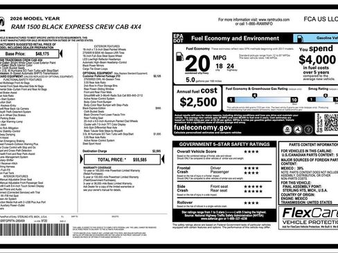 New 2026 RAM 1500 Express AWD/4WD image 2