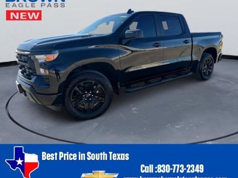 New 2026 Chevrolet Silverado 1500 Custom w/ Turbomax Blackout Package RWD image 1