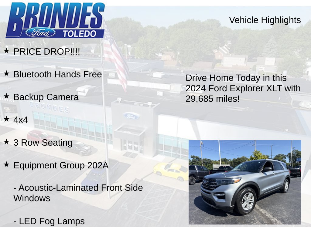 Used 2024 Ford Explorer XLT w/ Equipment Group 202A AWD/4WD image 5
