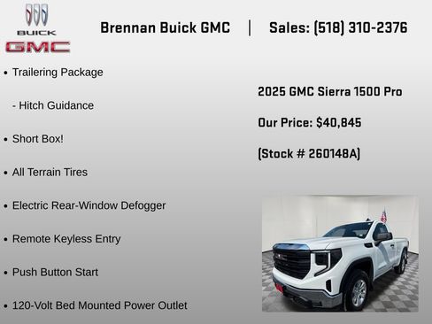 Certified 2025 GMC Sierra 1500 Pro w/ Pro Value Package AWD/4WD image 12