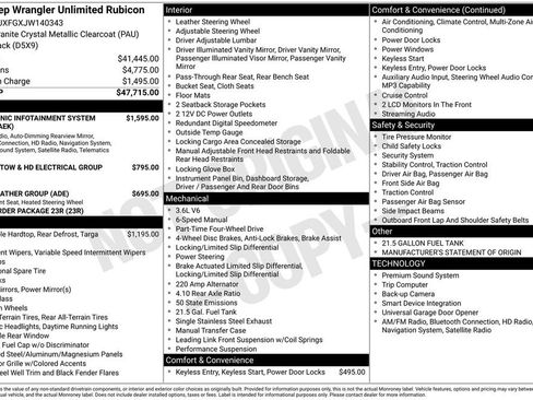 Used 2018 Jeep Wrangler Unlimited Rubicon image 29