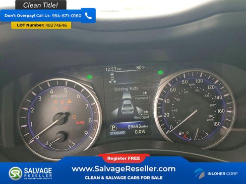 Used 2017 INFINITI Q50 3.0t Premium w/ Driver Assistance Package image 12