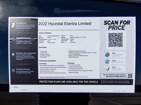 Used 2022 Hyundai Elantra Limited w/ Cargo Package FWD image 29