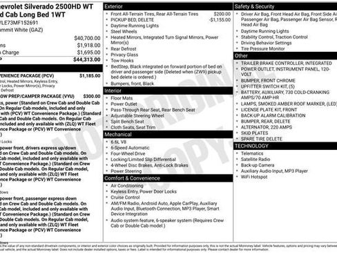 Used 2021 Chevrolet Silverado 2500 W/T w/ WT Convenience Package image 2