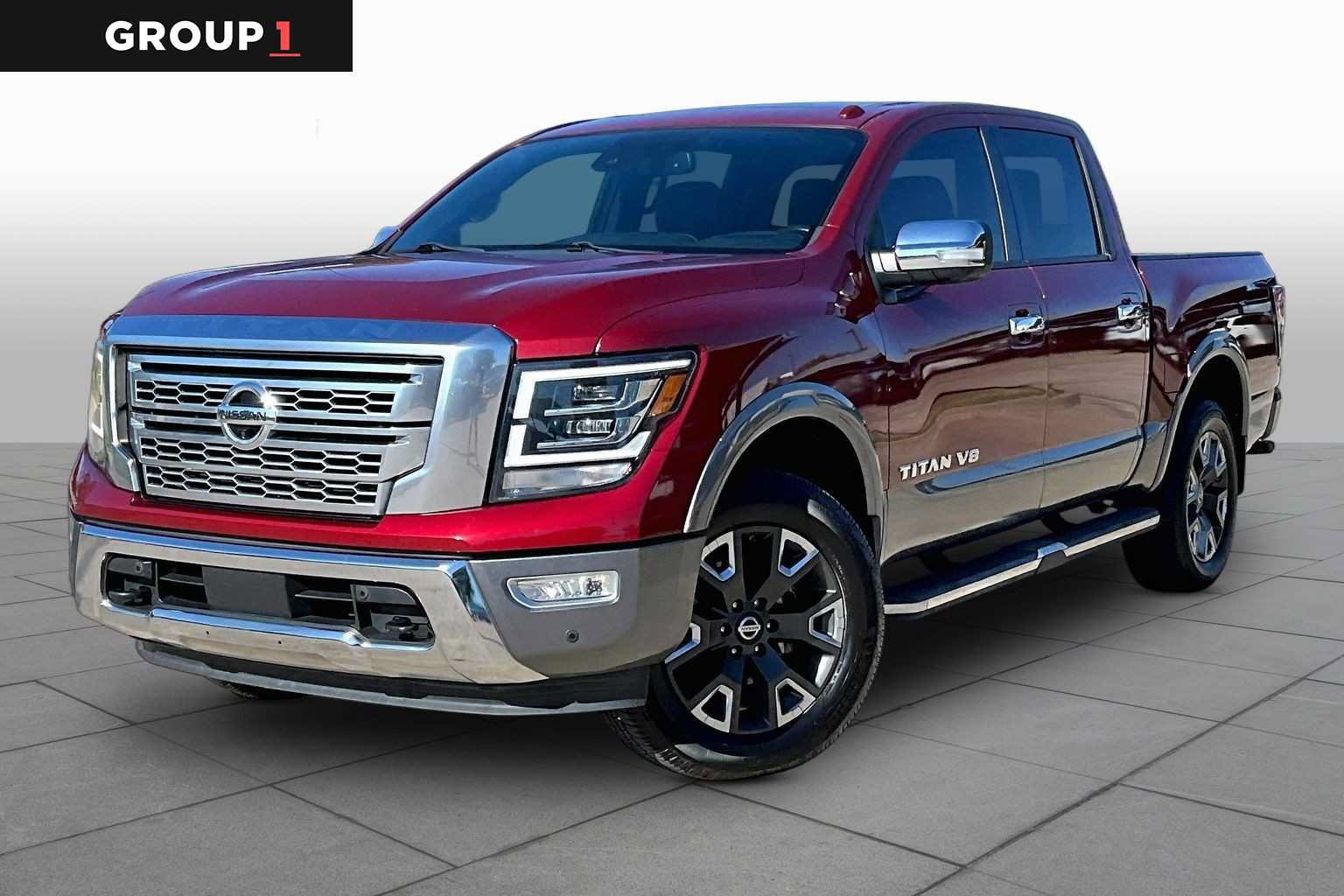 Used 2020 Nissan Titan Platinum Reserve w/ Moonroof Package AWD/4WD image 1