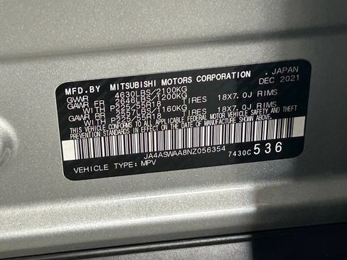 Used 2022 Mitsubishi Eclipse Cross SE FWD image 51