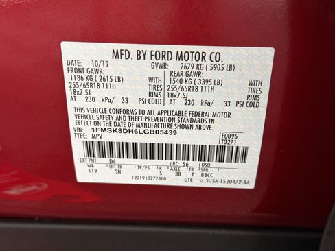Used 2020 Ford Explorer XLT w/ Equipment Group 202A AWD/4WD image 24