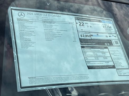New 2026 Mercedes-Benz CLE 53 AMG 4MATIC Cabriolet image 29