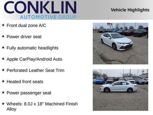 Used 2022 Toyota Camry XLE image 2