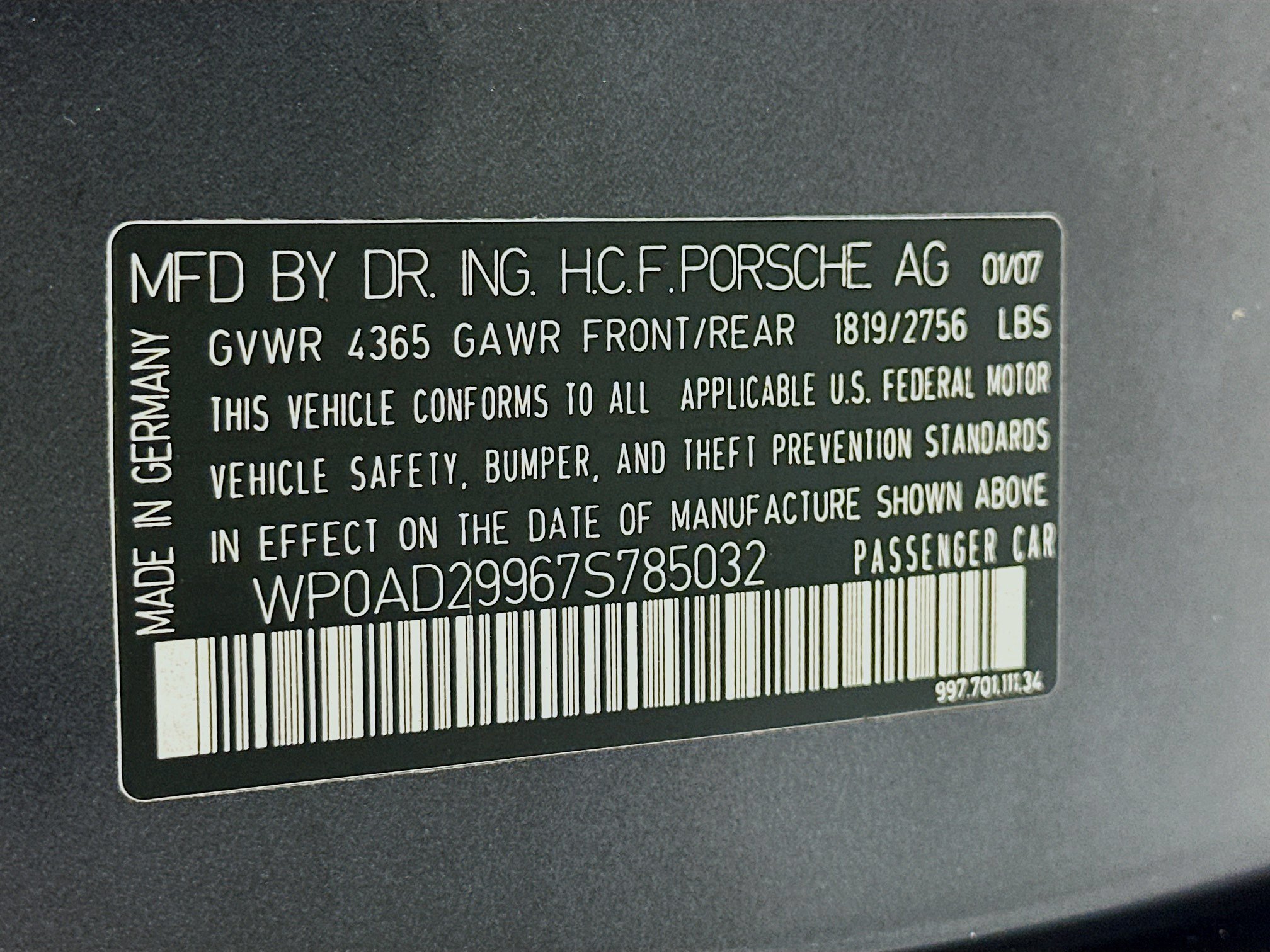 Used 2007 Porsche 911 Turbo AWD/4WD image 18