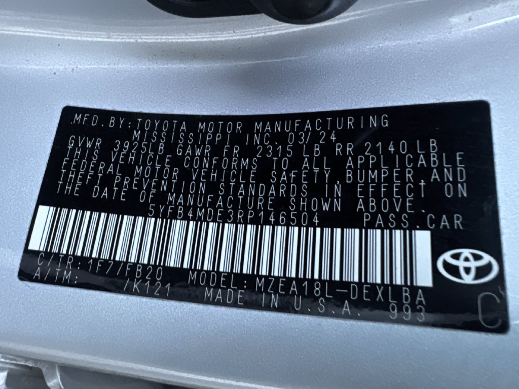 Used 2024 Toyota Corolla LE FWD image 24