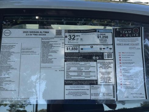 New 2025 Nissan Altima 2.5 SV image 11