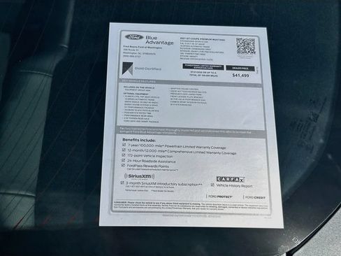 Certified 2021 Ford Mustang GT Premium w/ GT Performance Package RWD image 40