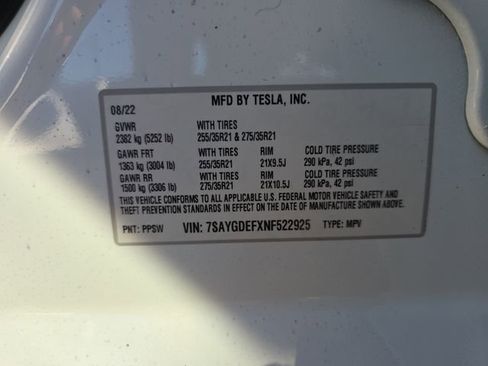 Used 2022 Tesla Model Y Performance image 17