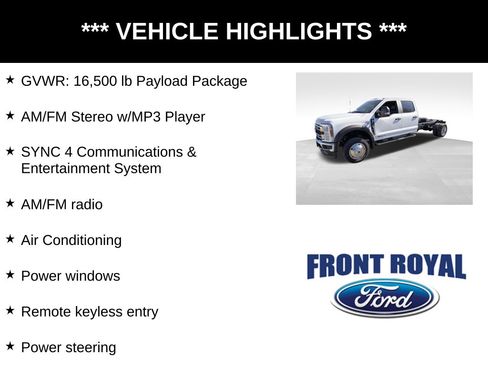 New 2024 Ford F450 XL w/ Snow Plow Prep Package image 6
