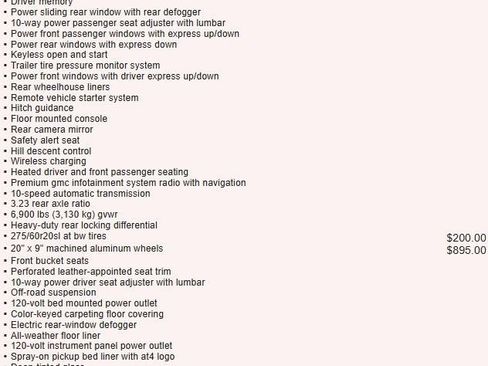 Used 2019 GMC Sierra 1500 AT4 w/ AT4 Premium Package image 8