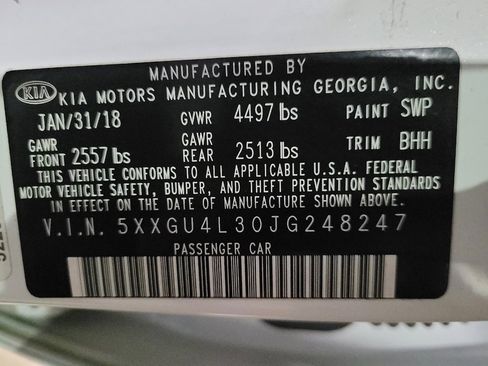 Used 2018 Kia Optima EX w/ Premium Package FWD image 33