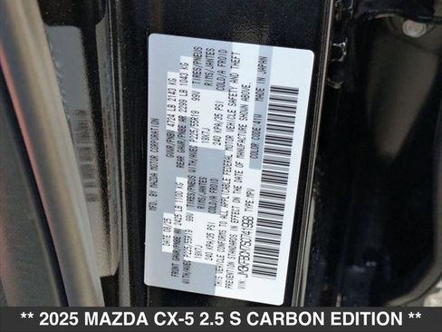New 2025 MAZDA CX-5 Carbon Edition image 15