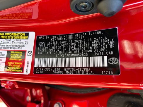 Used 2021 Toyota Camry XSE w/ Navigation Package image 34