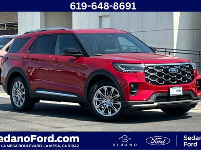 New 2026 Ford Explorer Platinum