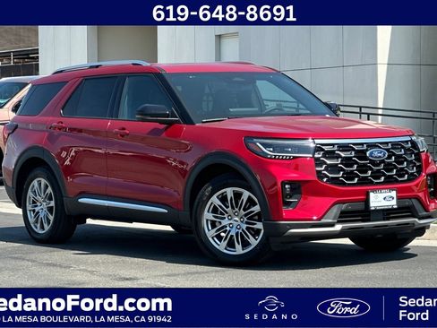 New 2026 Ford Explorer Platinum RWD image 1