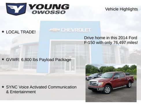 Used 2014 Ford F150 XLT w/ XLT Chrome Package RWD image 8