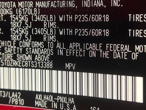 Certified 2026 Toyota Sienna Limited FWD image 25