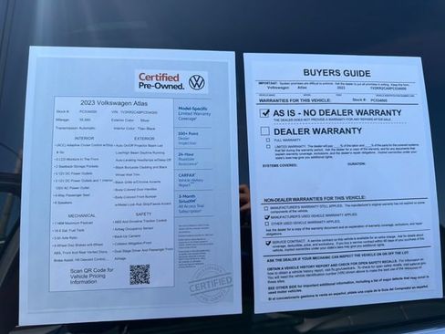 Certified 2023 Volkswagen Atlas SE w/ Panoramic Sunroof Package AWD/4WD image 31