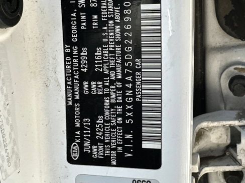 Used 2013 Kia Optima EX FWD image 26