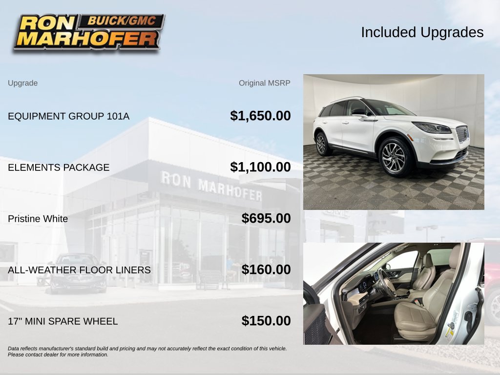 Used 2021 Lincoln Corsair AWD w/ Equipment Group 101A image 6