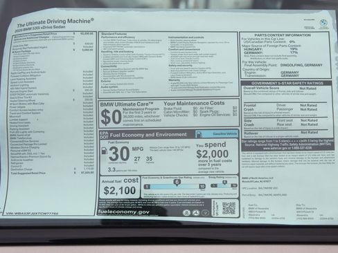 New 2026 BMW 530i xDrive w/ M Sport Package image 2