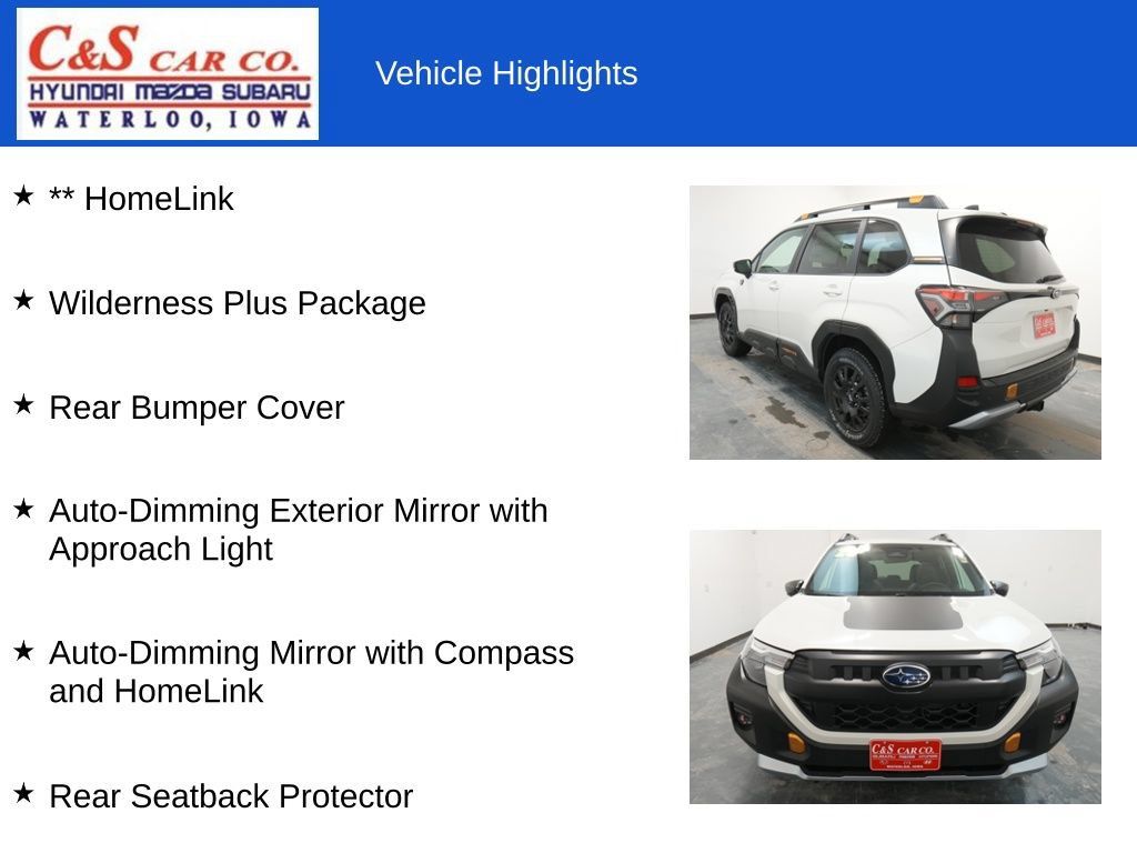 Used 2026 Subaru Forester Wilderness w/ Wilderness Plus Package AWD/4WD image 14