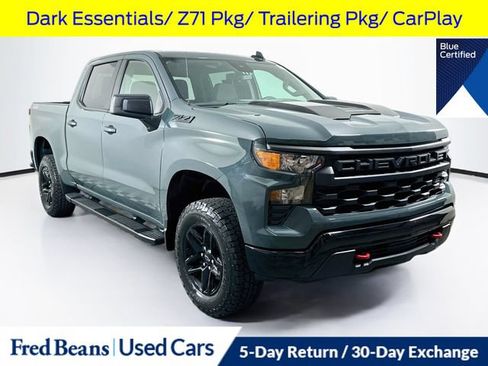 Used 2025 Chevrolet Silverado 1500 Custom Trail Boss w/ LPO, Dark Essentials Package AWD/4WD image 1