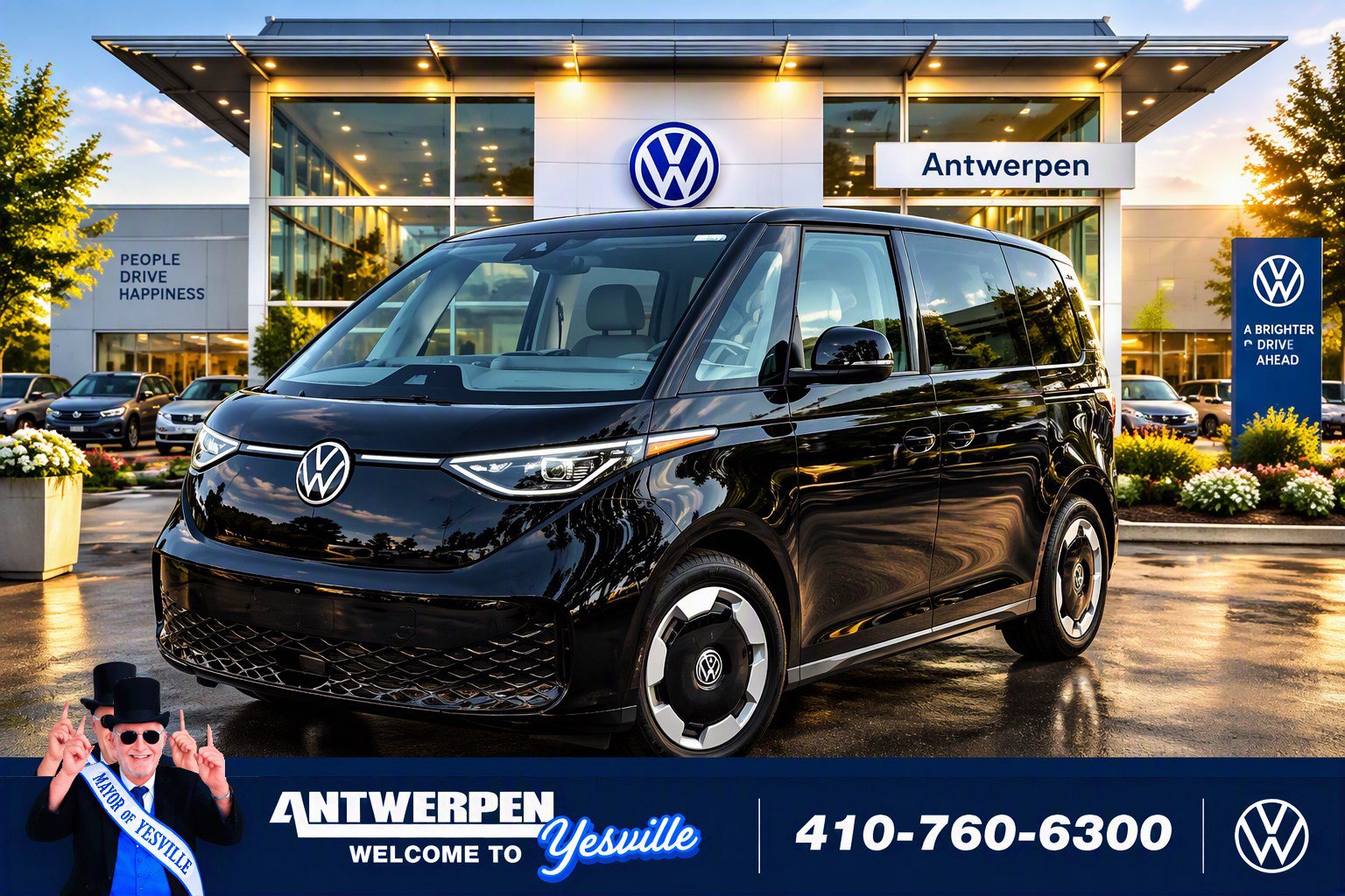 Used 2025 Volkswagen ID. Buzz 1st Edition RWD image 1