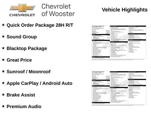 Used 2018 Dodge Challenger R/T w/ Blacktop Package RWD image 2