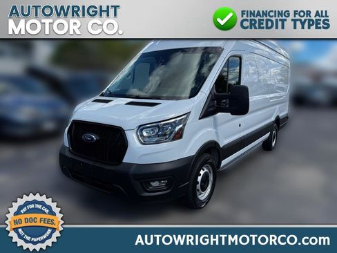 Used 2022 Ford Transit 350 148 High Roof Extended w/ Load Area Protection Package RWD image 1