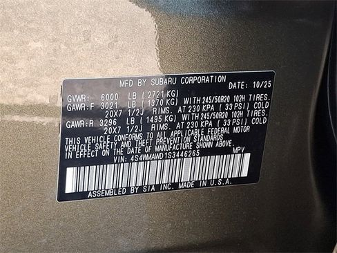 New 2025 Subaru Ascent Bronze Edition image 19